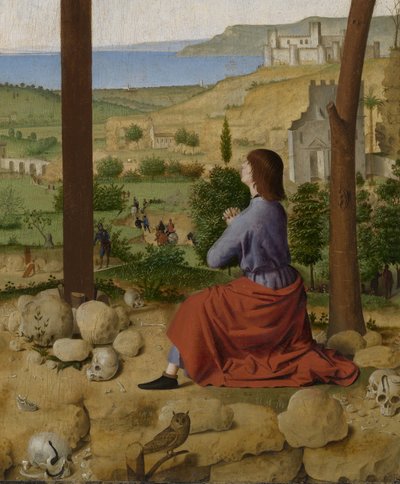 Crucifixion, with Mary and John by Antonello da Messina