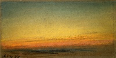 Sunset by Frederick (attr. to) Barnard
