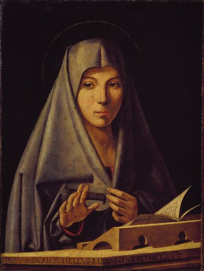 Virgin Annunciate by Antonello da Messina