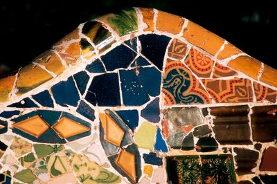 Parc Güell, Barcelona (Detail) by Antoni Gaudi