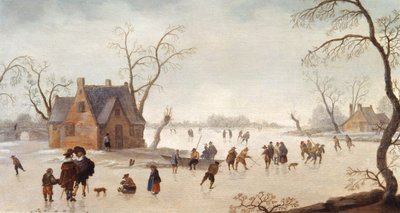 Winter Scene by Antoni Verstralen