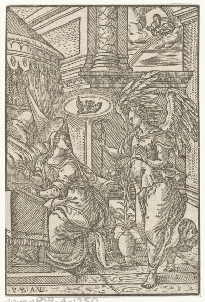 Annunciation by Antoni van Leest