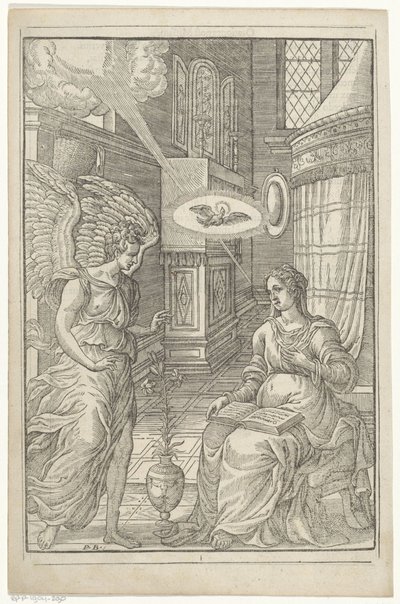 Annunciation by Antoni van Leest