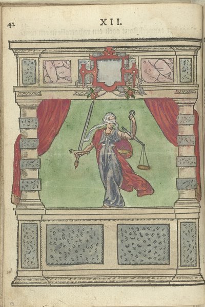 Personification of Justice by Antoni van Leest