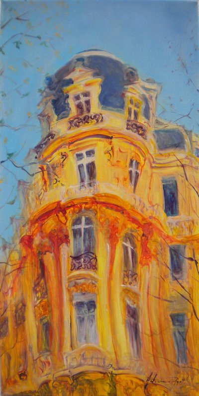 A Walk Up the Champs-Elysees by Antonia Myatt