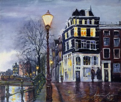 At Dusk, Amsterdam by Antonia Myatt