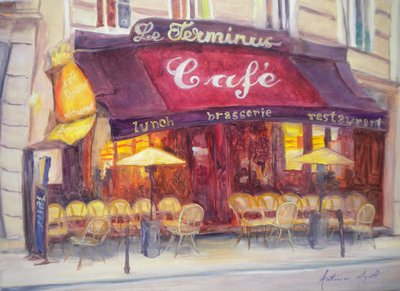 Cafe le Terminus by Antonia Myatt