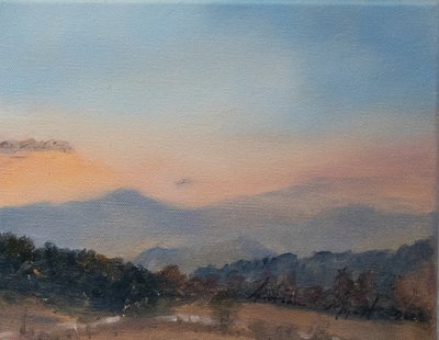 Hills of Italy, 2018 by Antonia Myatt