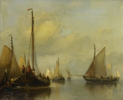 Fishing Boats on Calm Water by Antonie Waldorp