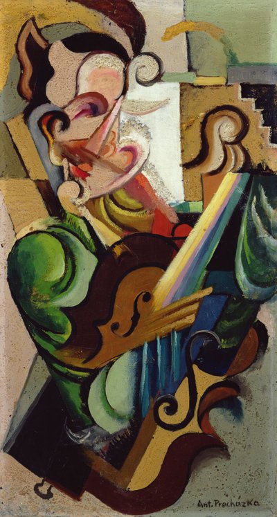 The Violinist by Antonin Prochazka