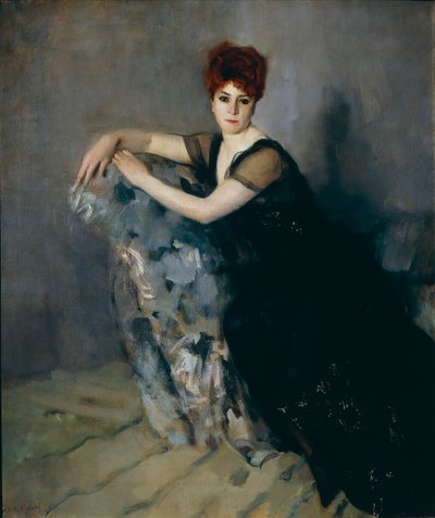 Lady in Black by Antonio Ambrogio Alciati