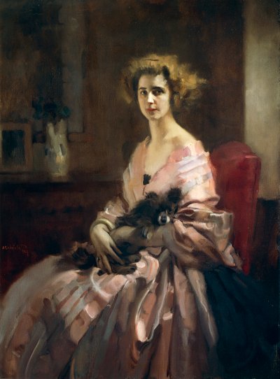 Lady in Pink by Antonio Ambrogio Alciati