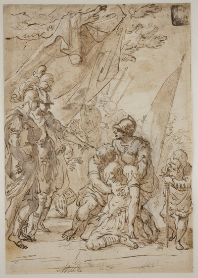 Alexander with the Body of Darius(?) by Antonio Balestra