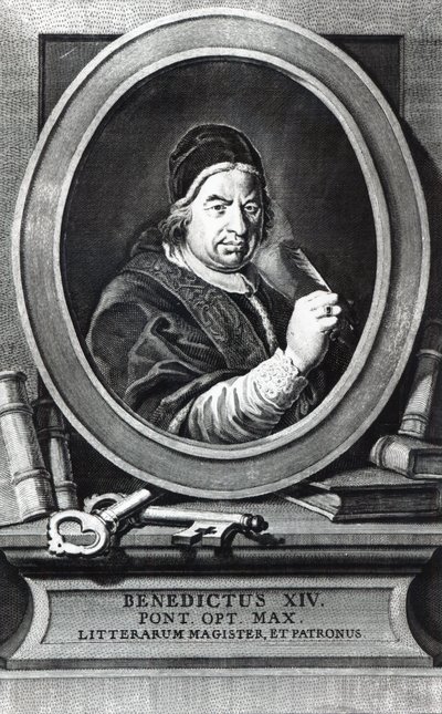 Pope Benedict XIV by Antonio Baratti