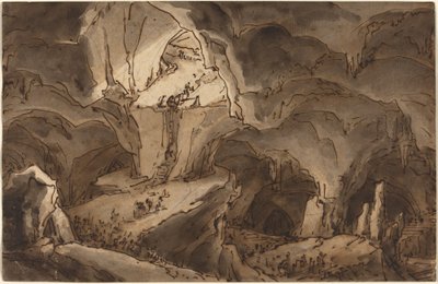 Entrance to the Bowels of the Earth by Antonio Basoli