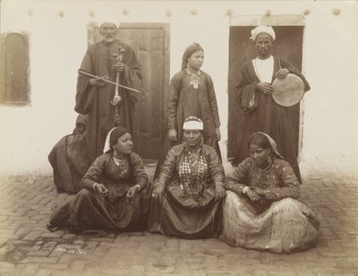 Arab Dancers, Egypt by Antonio Beato