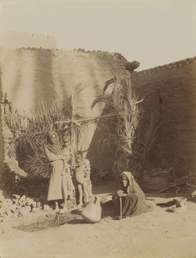Berber Family, Egypt by Antonio Beato