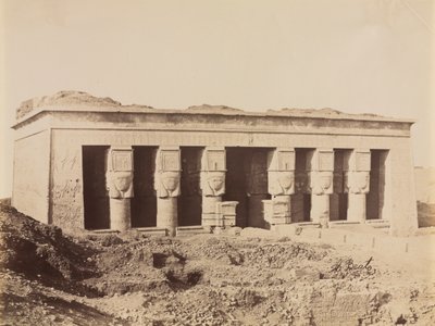 Temple of Dendera, c. 1870s-1880s by Antonio Beato