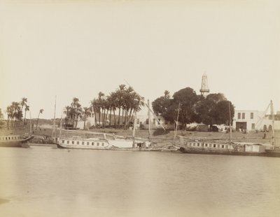 View of Aswan, Egypt by Antonio Beato