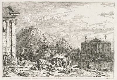 Views: A City Beyond a River by Antonio Canaletto