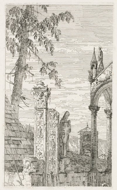 Views: Fragments of Sculpture by Antonio Canaletto