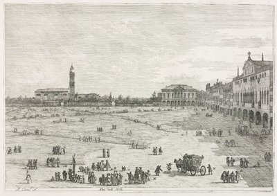 Views: Prà della Valle, Padua by Antonio Canaletto
