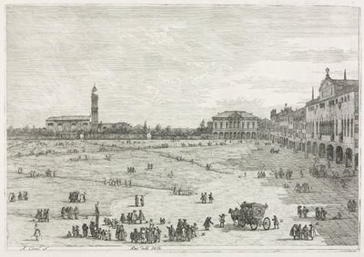 Views: Prà della Valle, Padua by Giovanni Antonio Canal