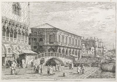 Views: The Prison, Venice by Giovanni Antonio Canal