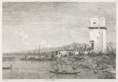 Views: The Tower of Malghera by Giovanni Antonio Canal