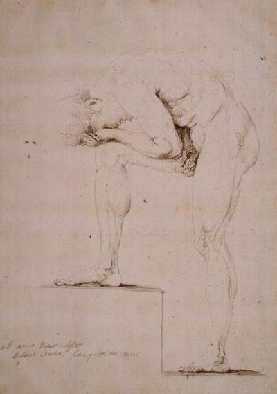 Male Nude Crying by Antonio Canova
