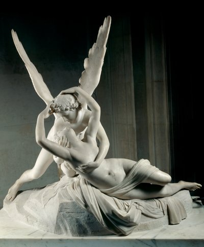 Psyche Revived by the Kiss of Love by Antonio Canova