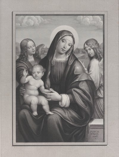 Madonna and Child with Angels by Antonio Dalco
