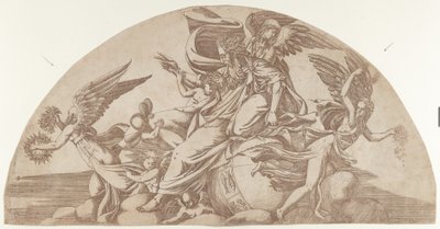 God Seated on the World, 1540-45 by Antonio Fantuzzi