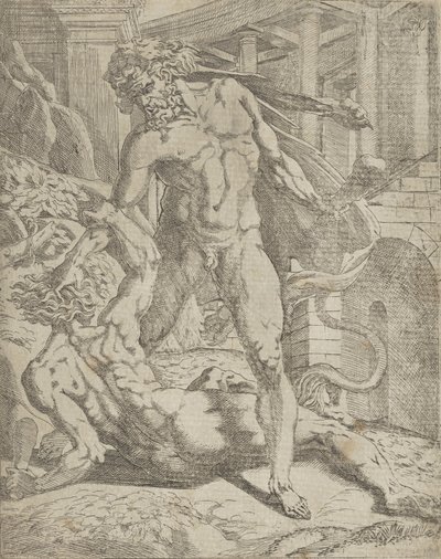 Hercules and Cacus by Antonio Fantuzzi