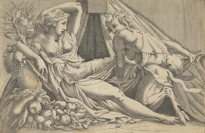 Jupiter and Antiope, 1540-45 by Antonio Fantuzzi