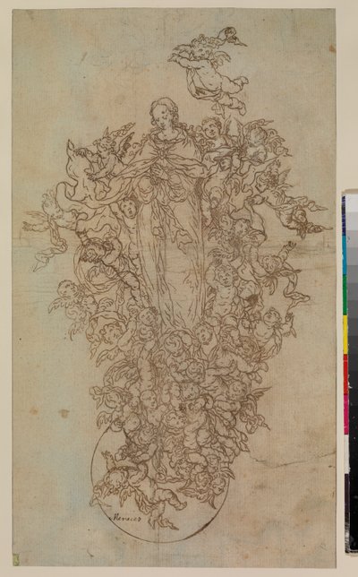 Virgin of the Immaculate Conception (recto) by Antonio García Reinoso