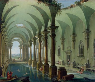 Architectural Fantasy by Antonio Joli