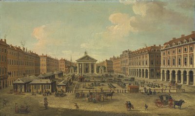 Four views of London: The Covent Garden by Antonio Joli