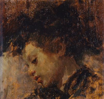 Sick boy by Antonio Mancini