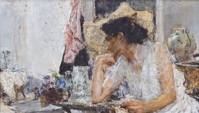 Woman at the Toilet by Antonio Mancini