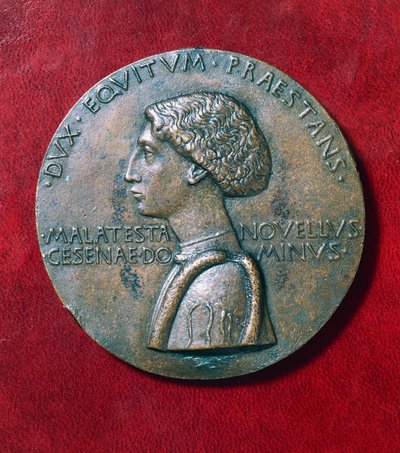 Medal of Domenico Novello Malatesta (1418-1465) by Antonio Pisanello