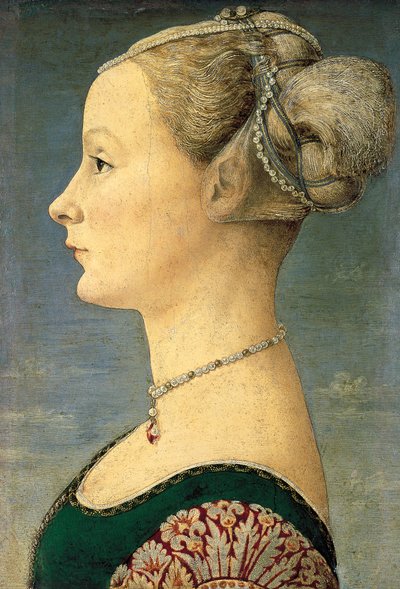 Portrait of Young Woman by Antonio Pollaiuolo