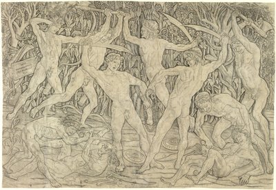 The Battle of the Nudes by Antonio Pollaiuolo