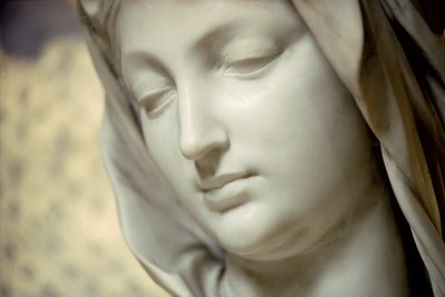 Virgin and Child (detail) by Antonio Raggi