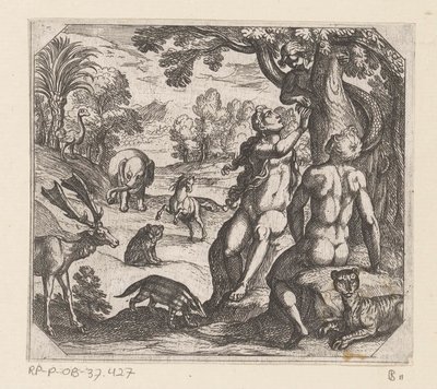 The Temptation of Eve by Antonio Tempesta