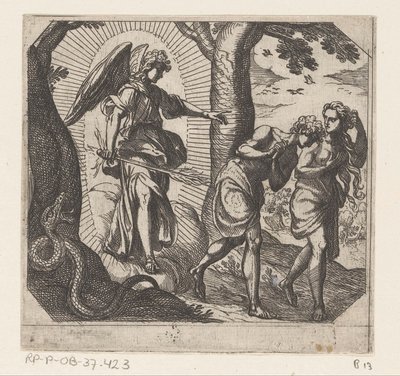 Expulsion from Paradise by Antonio Tempesta