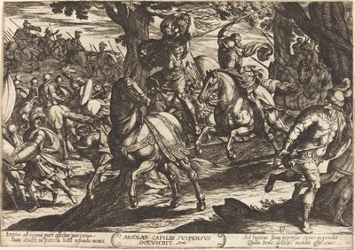 Jacob Kills Absalom, Son of King David by Antonio Tempesta