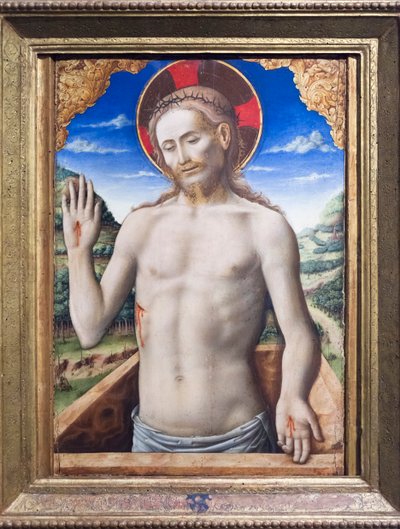 Christ in the Sarcophagus by Antonio Vivarini