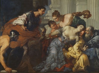 The Death of Lucretia by Antonio Zanchi