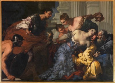The Death of Lucretia by Antonio Zanchi